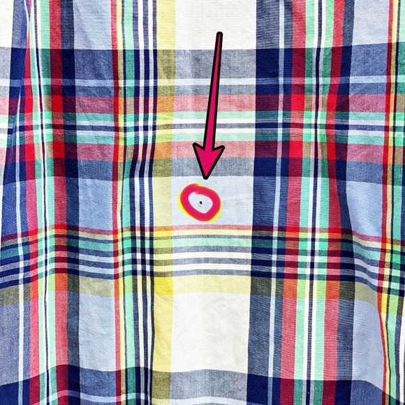 Ralph Lauren Madras Plaid Shirts Lot of (3) Medium Long Sleeve Button Up *READ* - Picture 4 of 10